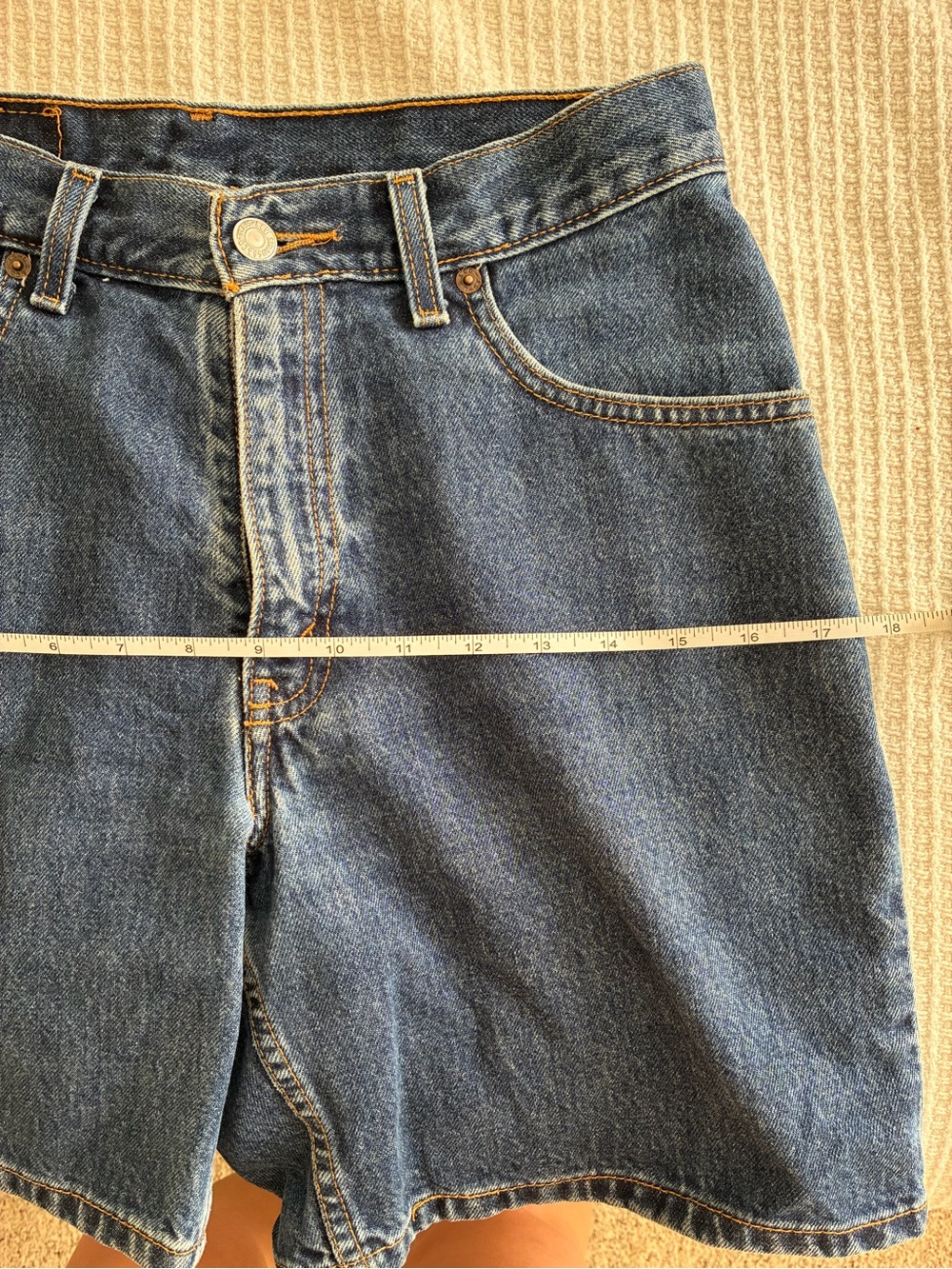 VTG High-Rise Dark Blue Denim Levi’s - Picture 6 of 6